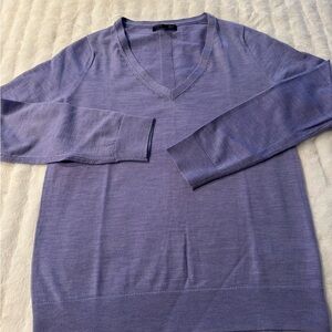 Banana Republic Women's Periwinkle blueV-Neck Sweater